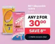 PEP BIC 1 Disposable Razors (4+1)-For Any 2 offer
