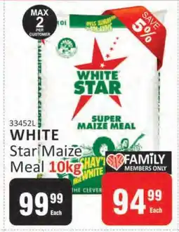 KitKat Cash and Carry WHITE Star Maize Meal 10kg offer