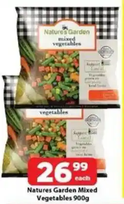Check Save Natures Garden Mixed Vegetables offer