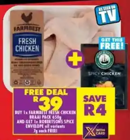 Shoprite Farmbest fresh chicken braai pack offer