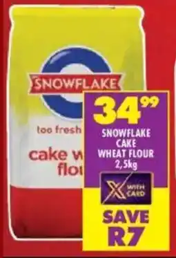 Shoprite Snowflake cake wheat flour offer