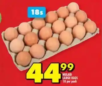 Shoprite Nulaid large eggs offer