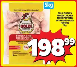 Usave Goldi chicken frozen chicken mixed portions with brine-based mixture offer