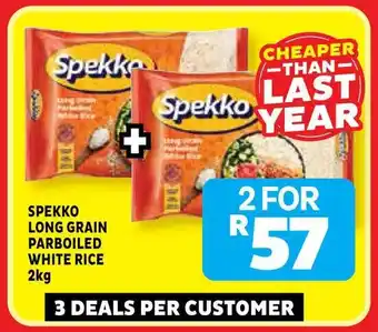 Usave Spekko long grain parboiled white rice offer