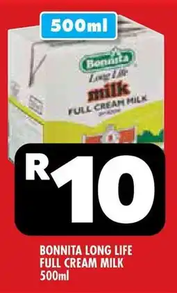 Usave Bonnita long life full cream milk offer
