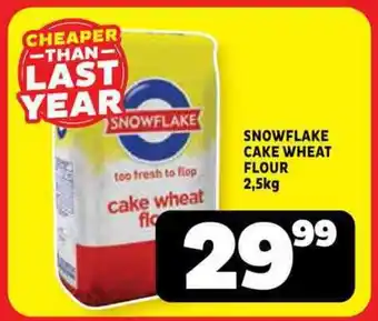 Usave Snowflake cake wheat flour offer