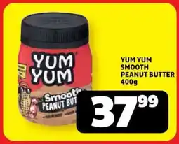 Usave Yum yum smooth peanut butter offer