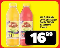 Usave Wild island concentrated dairy blend offer