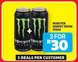 Usave Monster energy drink offer