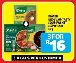 Usave Knorr regular/ tasty soup packet offer