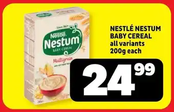 Usave Nestlé nestum baby cereal offer