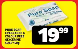 Usave Pure soap fragrance & colour free glycerine soap offer
