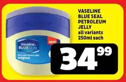 Usave Vaseline blue seal petroleum jelly offer