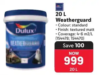 Makro Dulux Weatherguard offer