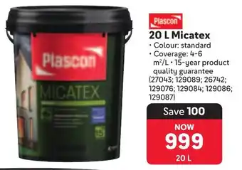 Makro Plascon Micatex offer