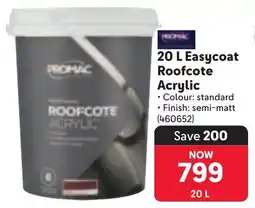 Makro PROMAC Easycoat Roofcote Acrylic offer