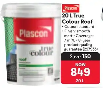 Makro Plascon True Colour Roof offer