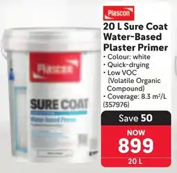 Makro Plascon Sure Coat Water-Based Plaster Primer offer