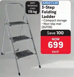 Makro Armour 3-Step Folding Ladder offer