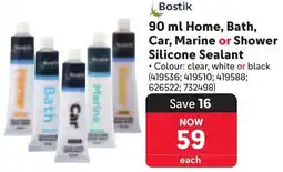 Makro Bostik Home, Bath, Car, Marine or Shower Silicone Sealant offer