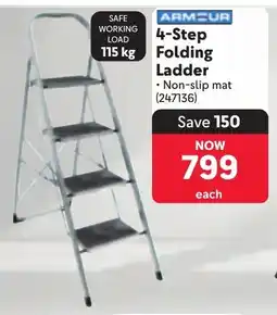 Makro Armour 4-Step Folding Ladder offer