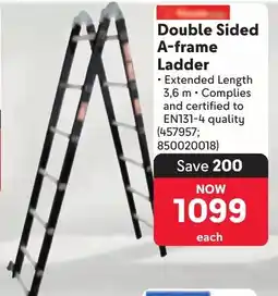 Makro Double Sided A-frame Ladder offer