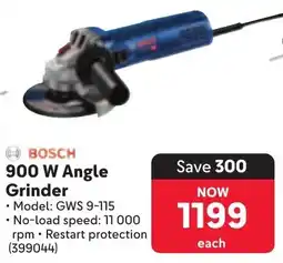 Makro BOSCH 900 W Angle Grinder offer