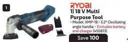 Makro RYOBI 18 V Multi Purpose Tool offer
