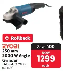 Makro RYOBI 230 mm 2000 W Angle Grinder offer