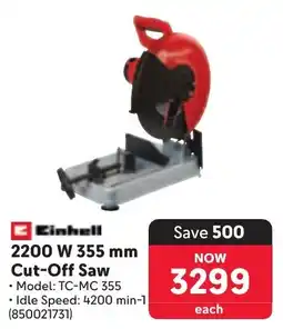 Makro Einhell 2200 W 355 mm Cut-Off Saw offer