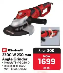 Makro Einhell 2300 W 230 mm Angle Grinder offer