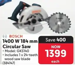 Makro BOSCH 1400 W 184 mm Circular Saw offer