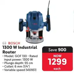 Makro BOSCH 1300 W Industrial Router offer