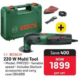 Makro BOSCH 220 W Multi Tool offer