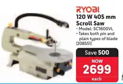 Makro RYOBI 120 W 405 mm Scroll Saw offer