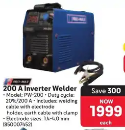 Makro PRO-MAX 200 A Inverter Welder offer
