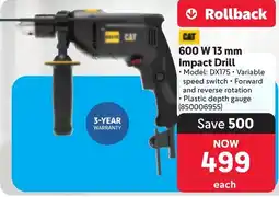Makro CAT 600 W 13 mm Impact Drill offer