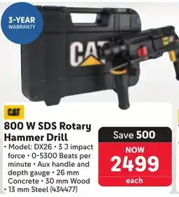 Makro CAT 800 W SDS Rotary Hammer Drill offer