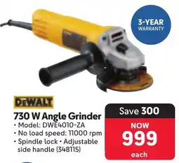 Makro DEWALT 730 W Angle Grinder offer