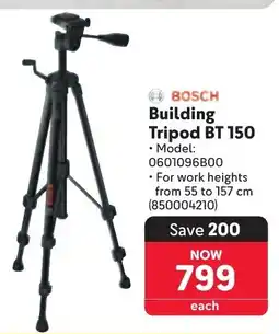 Makro BOSCH Building Tripod BT 150 offer