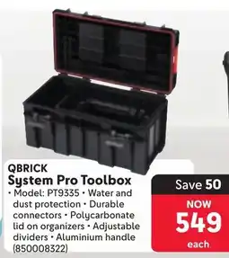 Makro QBRICK System Pro Toolbox offer