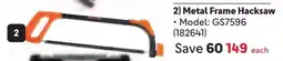 Makro GRIP Metal Frame Hacksaw offer