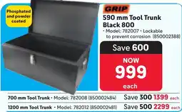 Makro GRIP Tool Trunk Black 800 offer