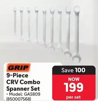 Makro GRIP CRV Combo Spanner Set offer