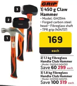 Makro GRIP Claw Hammer offer
