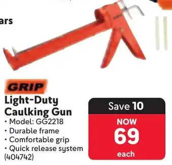 Makro GRIP Light-Duty Caulking Gun offer
