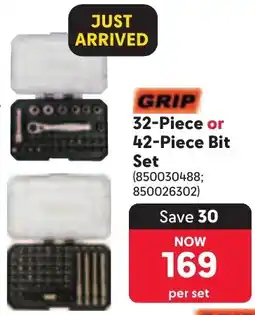 Makro GRIP 32-Piece or 42-Piece Bit Set offer