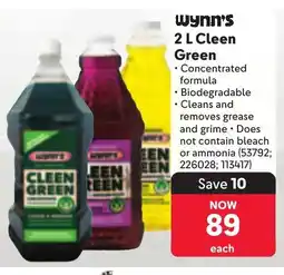 Makro Wynn's Cleen Green offer