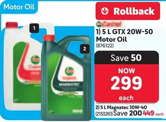 Makro Castrol GTX 20W-50 Motor Oil offer