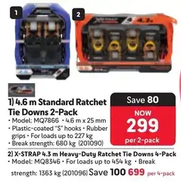Makro Standard Ratchet Tie Downs offer